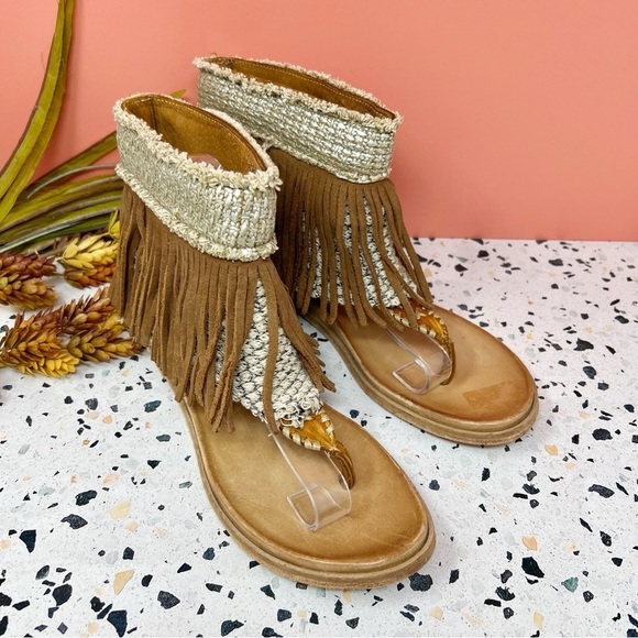 Karma of Charme Shoes - NEW Karma Of Charme x Free People Women’s Boho Fringe Tassel Sandals Sz 40